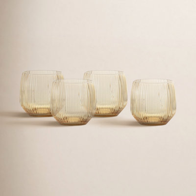 Ribbed Highball Glass