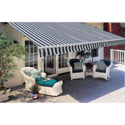 Auvent de terrasse rétractable en polyester Arpiar