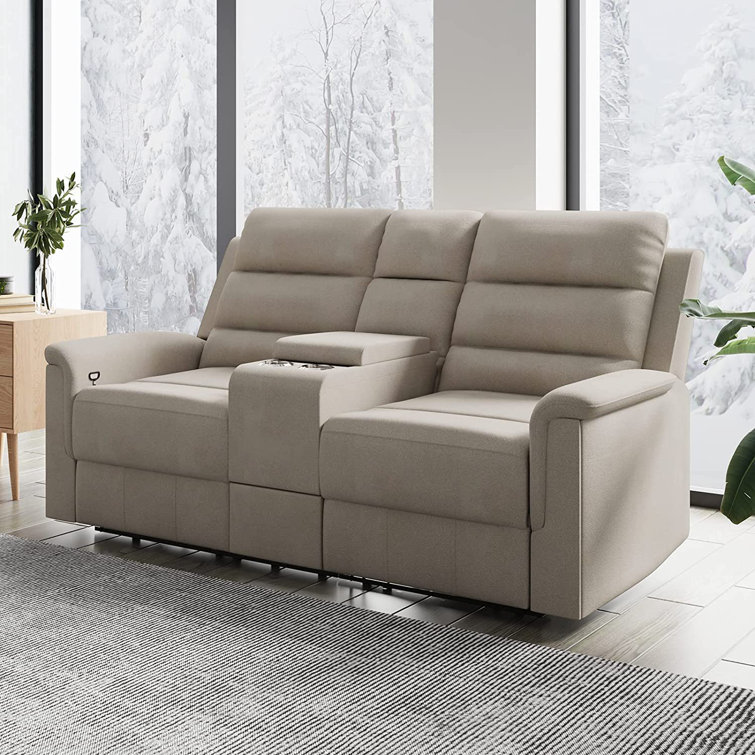 71.3" Flared Arm Reclining Loveseat