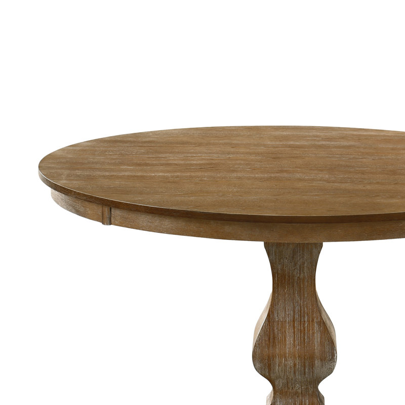 Table de salle à manger ronde (naturel), Naturel