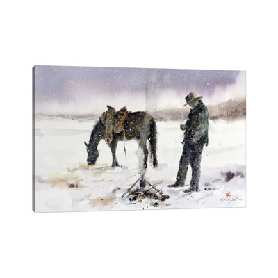 «Halt» par Dean Crouser, reproduction d'art sur toile tendue