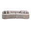 Canapé modulaire surdimensionné en L Modern Compression-130164089