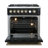 Giovanni 30-inch Freestanding Gas Range White or Black & Antique Brass Design, 5 Sealed Burners 67,000 BTU, 4.32 cu. ft. Convection Oven with Air fryer, Wok Support and Griddle-107971588