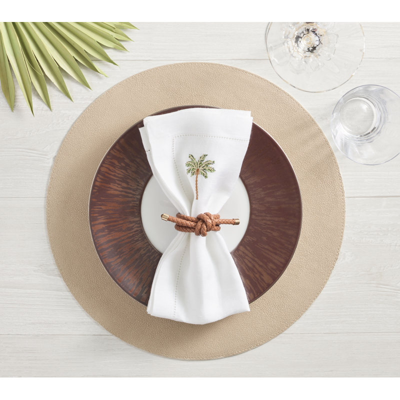 Icons Placemat, Ivory/Natural