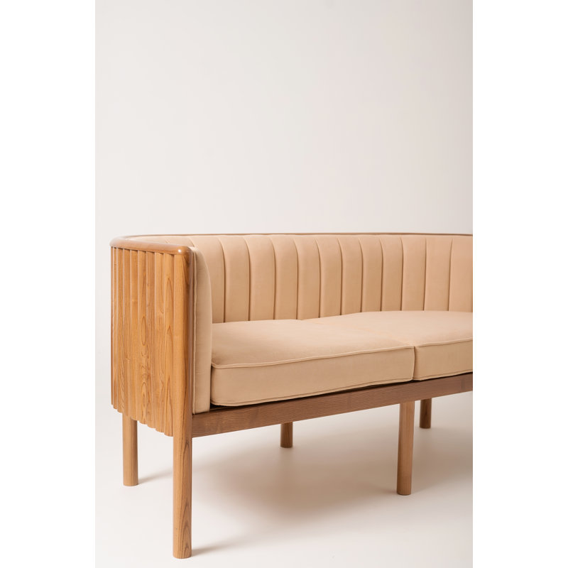 Alton Loveseat, Brown, Beige
