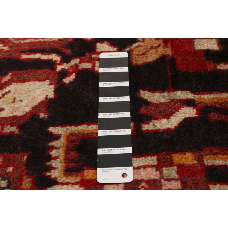 Andelz Black, Red Rug 4'4" x 7'3"