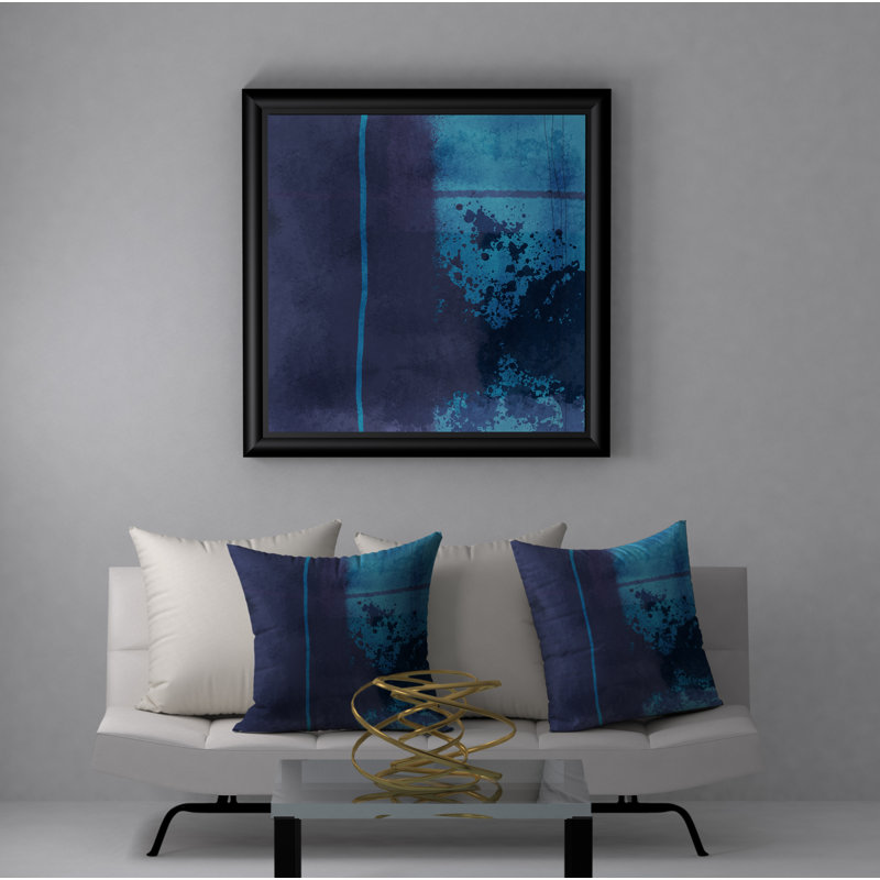 Housse de coussin décoratif carrée exotique raffinée, 20 po x 20 po