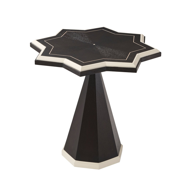 Atticus 26" Round Solid Wood End Table