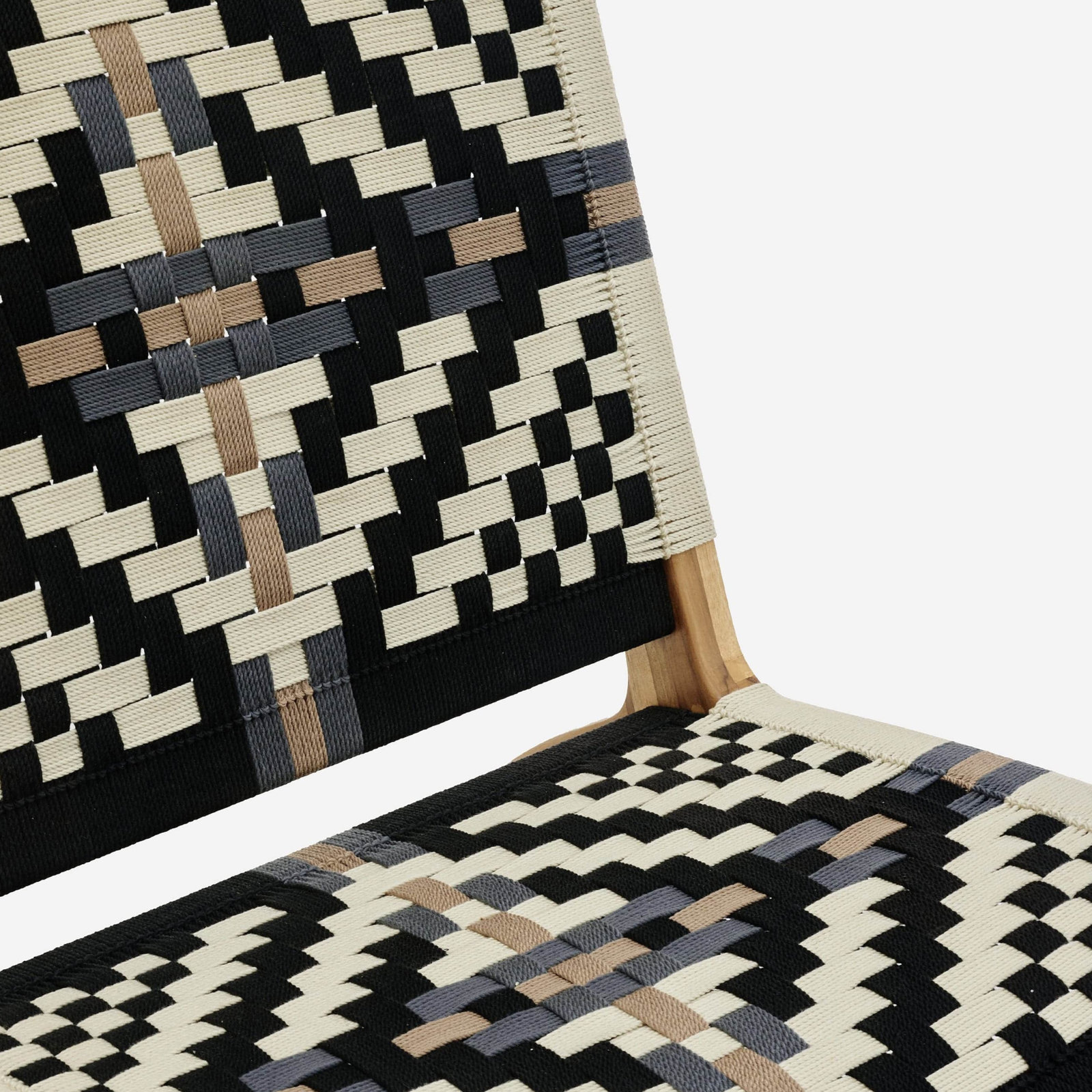 Masaya Upholstered Accent Chair, Colonial Pattern, Coffee