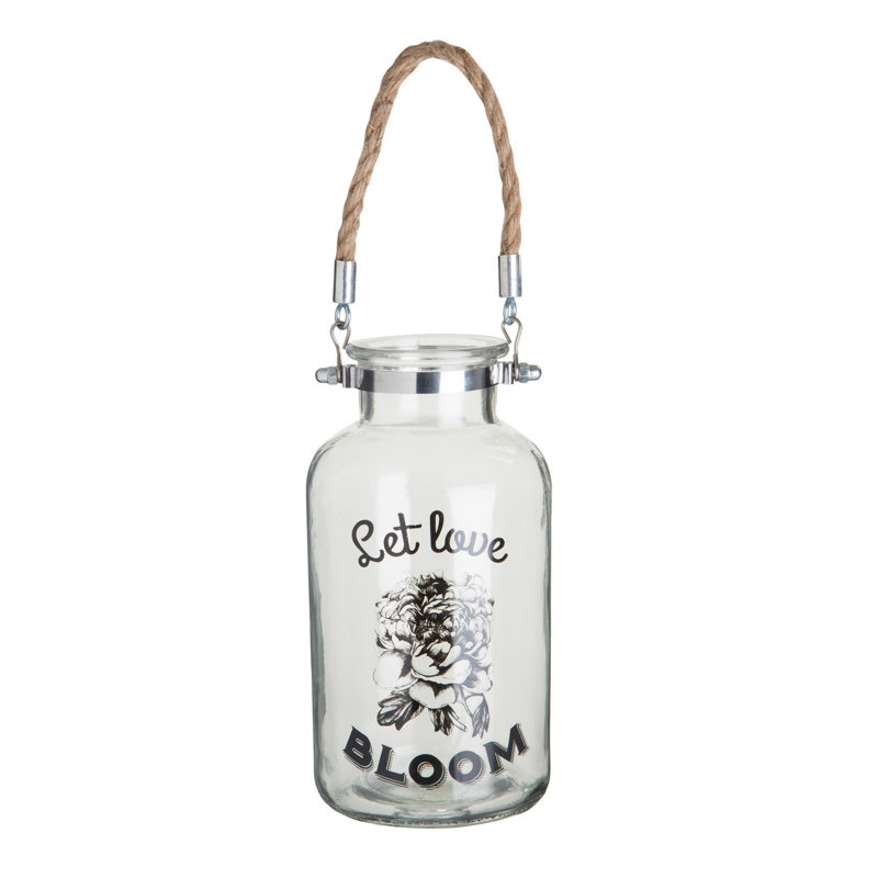 Glass Tabletop Lantern