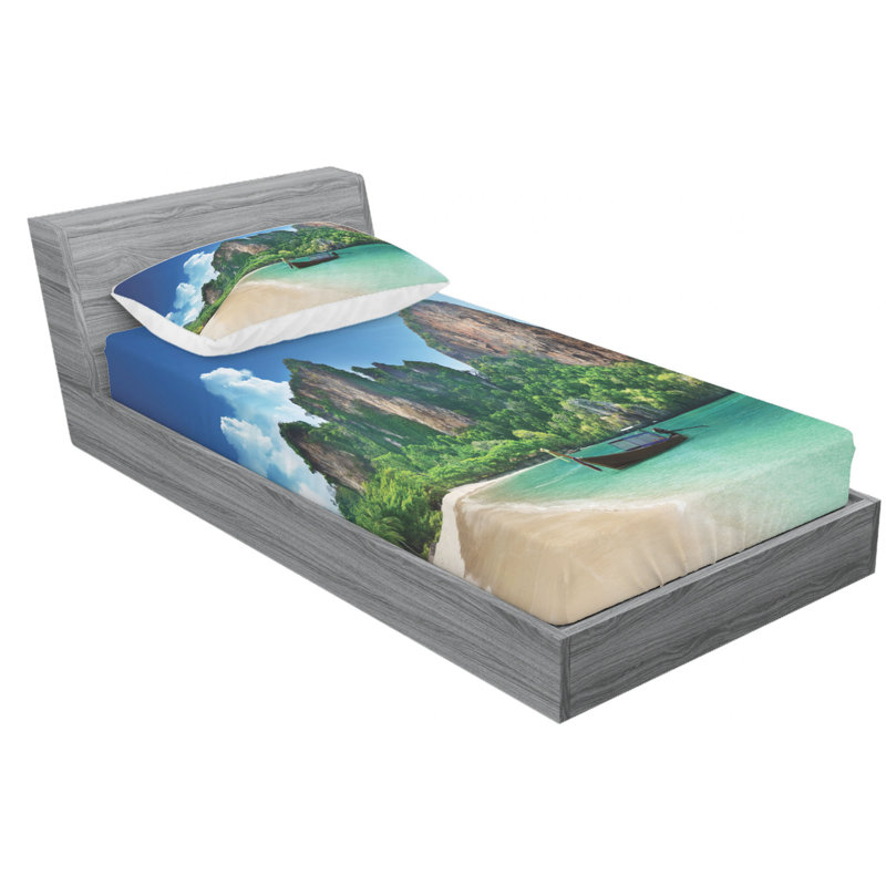 Microfiber Sheet Set, Twin XL Sheet Set with Fitted Sheet