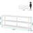Tribesigns Classic 3-Tier Wood Console Table with Metal Frame