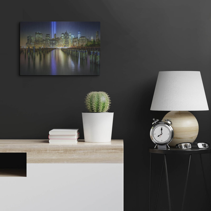 «NYC Tribute Lights» par Rick Berk, H 16 po x l 24 po