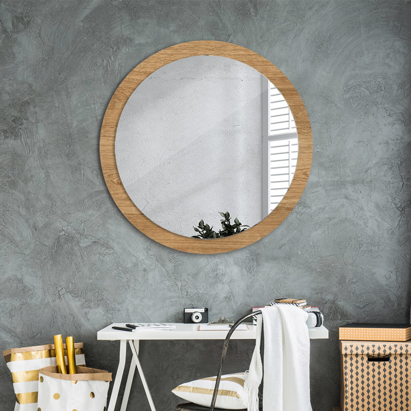 Huldar Glass Flat Wall Mirror