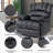 Large Manual Recliner Chair in Fabric for Living Room-1662997282