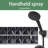 13'' High Pressure 5-Spray Rainfall Shower Head,With 10-Mode Handheld Spray,12'' Adjustable Extension Arm, 71'' Hose-120156887