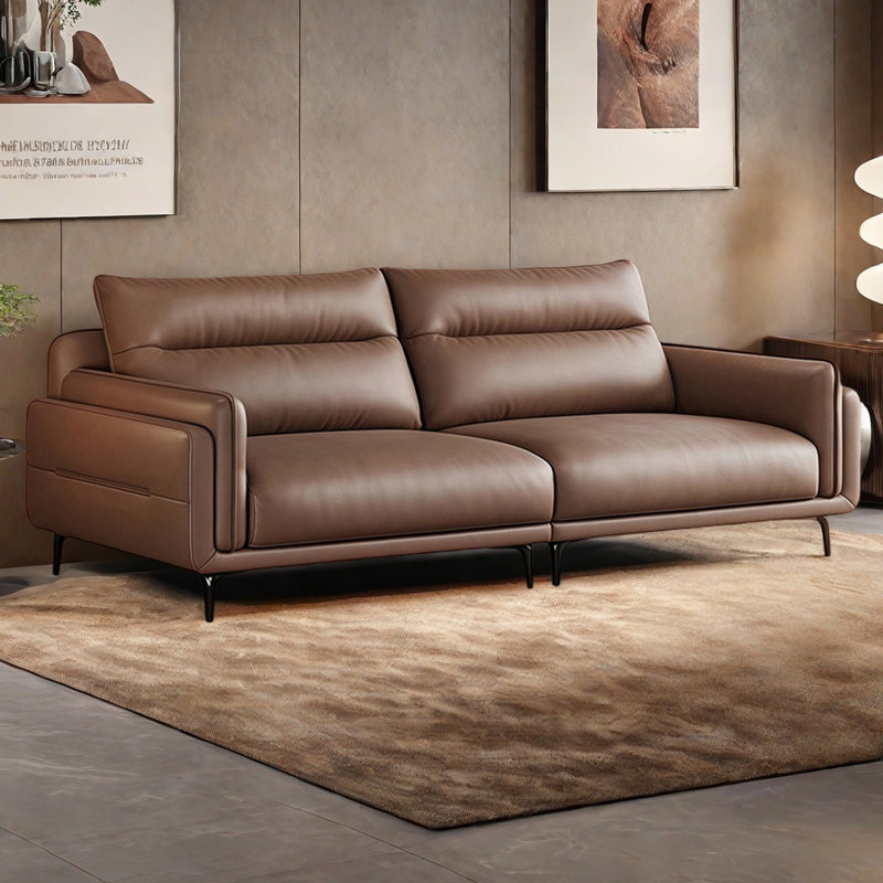 Canapé minimaliste italien, H 37,4 po x l 98,42 po x P 37,79 po, 3