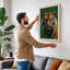 Tiger's Gaze Modern - Wrapped Canvas-210892026-210892028