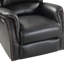 Fauteuil inclinable électrique en cuir véritable de 33,75 po de largeur-676692686