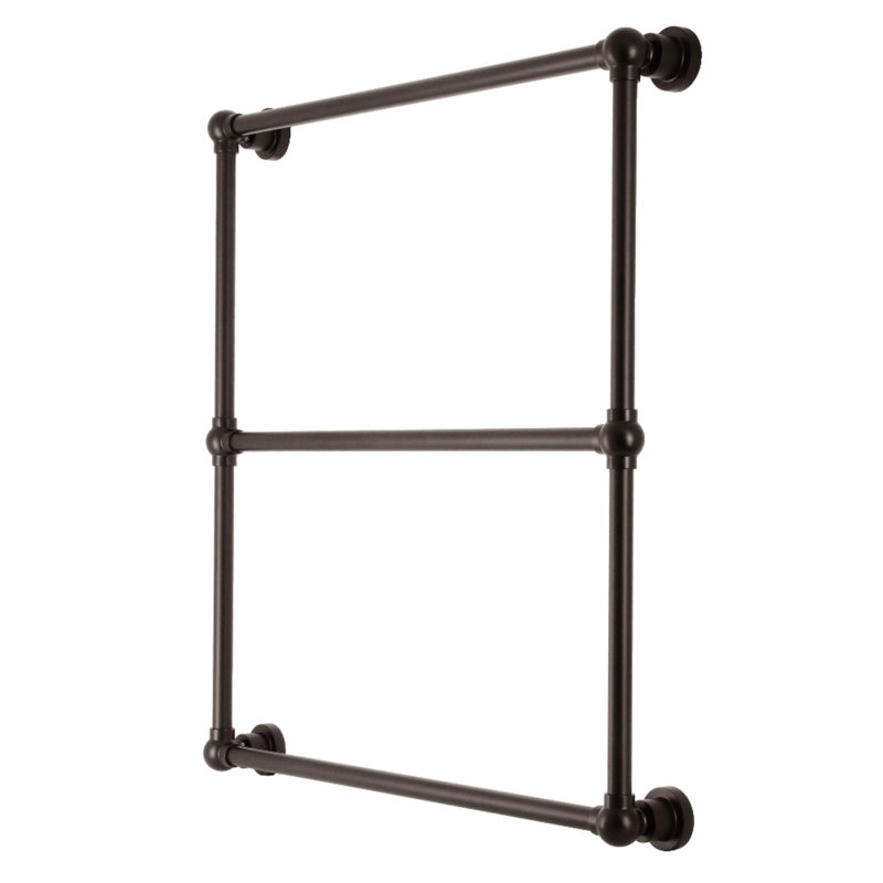 Kingston Brass Palatine 24-Inch Wall Mount 3-Bar Towel Rack, Oil Rubbed Bronze, 32" H x 30" W x 3" D