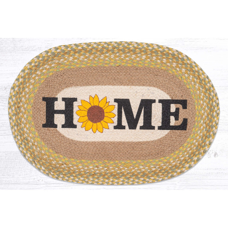  OP-654 Home - Patch ovale tournesol 20 po x 30 po