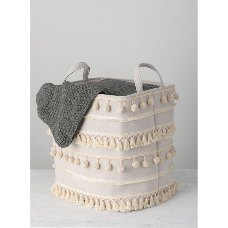 Panier en coton Pom Pom