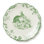 Ensemble de 4 assiettes à dîner de 11 pouces Le Jardin - Grès vert lapin de printemps pour les repas de Pâques, les fêtes de jardin et les fantaisies de tous les jours