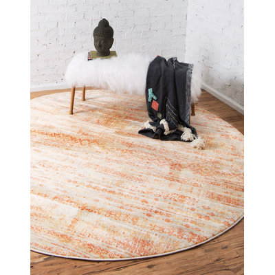Tapis orange Zandra