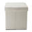 Besma Faux Leather Ottoman-91534289
