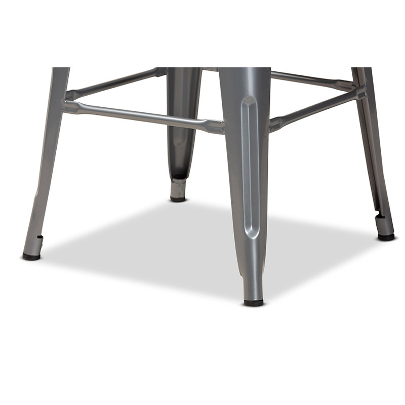 Tabouret de comptoir 26 po Karynn, Gris