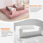 Canapé-lit convertible 5 en 1 - Canapé-lit pliant de 78,8 po avec structure robuste, revêtement en velours côtelé doux et 2 coussins, sans assemblage, futon multifonctionnel pour le salon, velours côtelé | Rose-2071667912