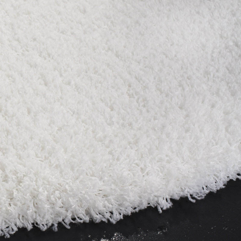 Cole Sgl-Laguna Shag Performance Solid Color Rug, Round 6'7"
