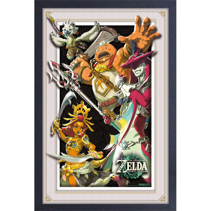 TOTK - Champs 11 x 17 Under Plexi, affiche encadrée