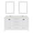 Zaair 60'' Double Bathroom Vanity with Quartz Top-379881488