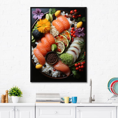 Aliments et boissons, reproduction d'art sur toile