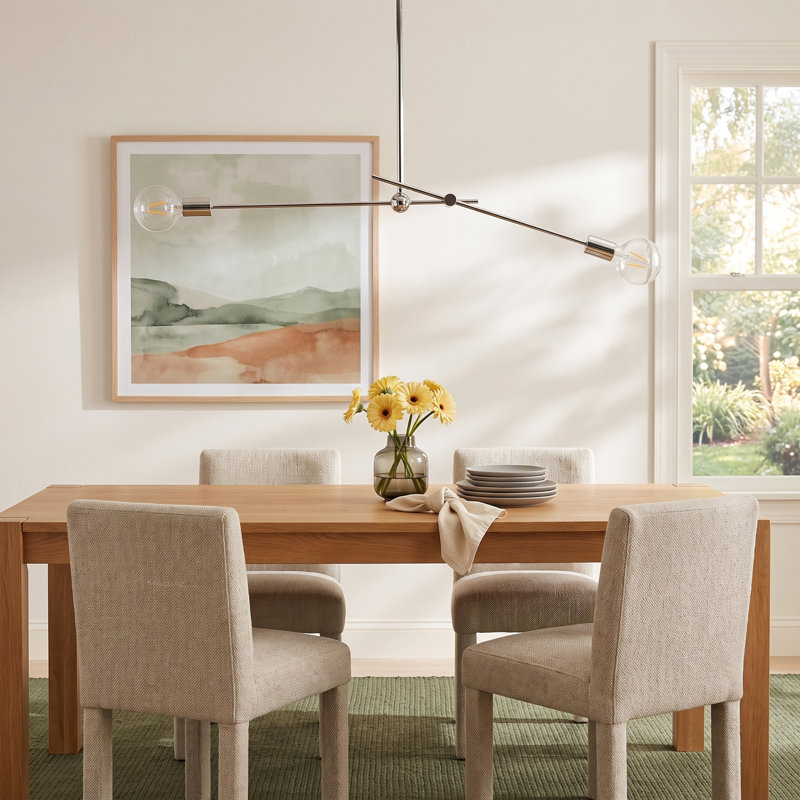 Crowmere 2 - Light Sputnik Pendant, Polished Nickel