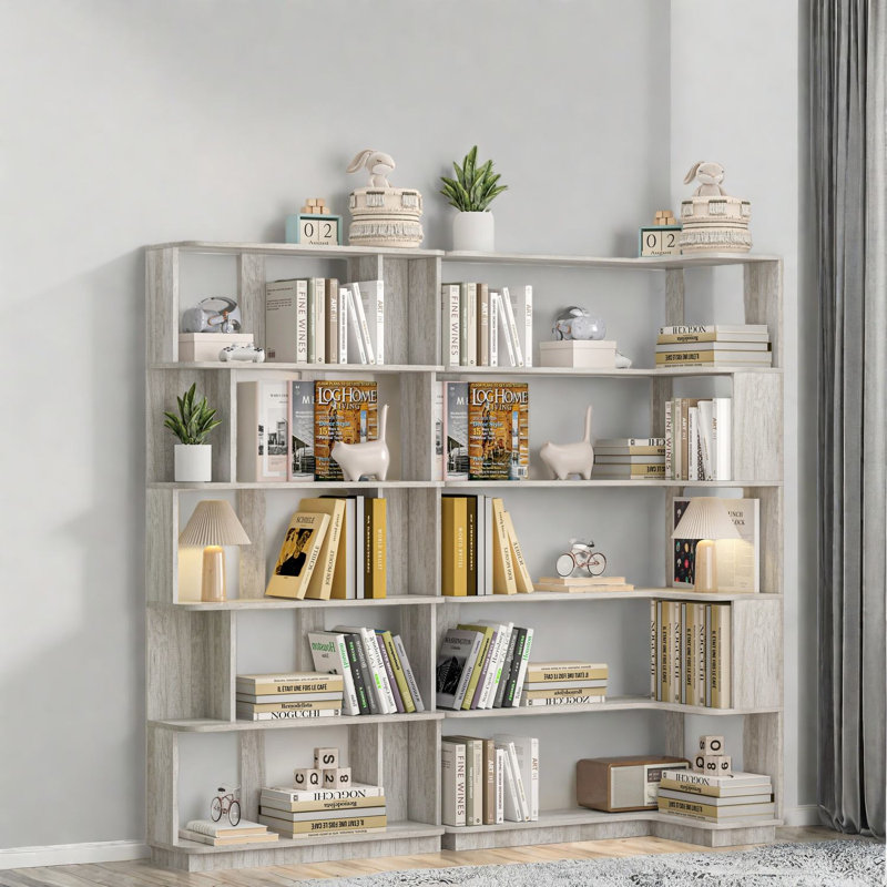 Bibliothèques extensibles peu encombrantes, design moderne en MDF pour la maison