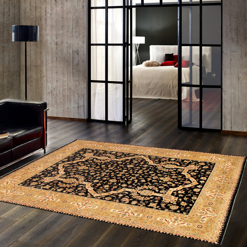 Tabriz Hand Knotted Wool Oriental Indoor Rug