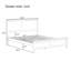 Grand lit plateforme avec structure en bois massif et lattes robustes, aucun sommier nécessaire, lit en bois moderne