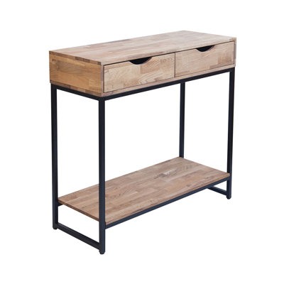 Bellago 90cm Solid Wood Top Console Table
