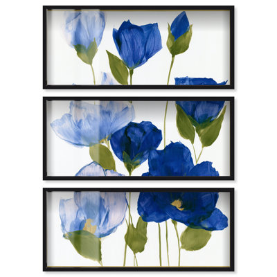 Art de chambre à coucher en acrylique acrylique Garden Art par Art Remedy, ensemble de 3