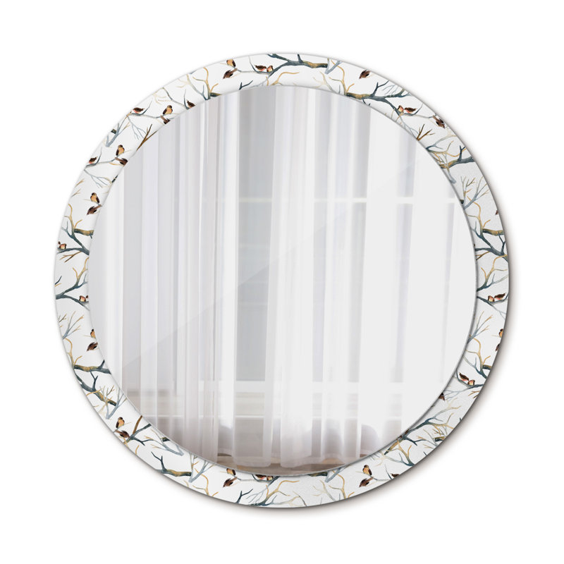 Huldar Glass Flat Wall Mirror