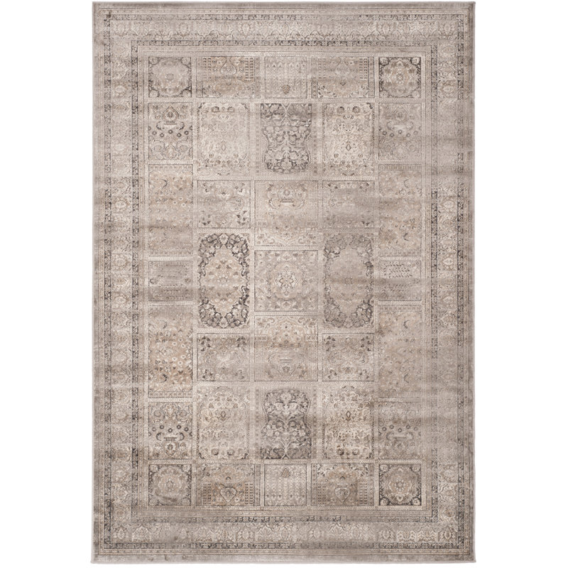 Ellsbury Oriental Viscose Hand Woven Area Rug, Rectangle 160 x 229 cm