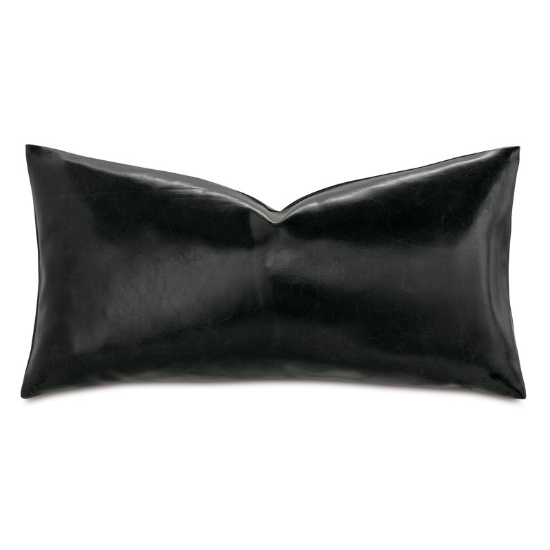 Muse Lumbar Pillow Cover & Insert, 11"H x 21"W, Ink