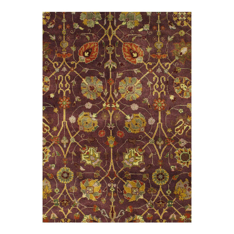 Oriental Area Rug in Pink