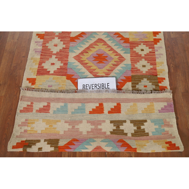 Tapis décoratif en laine South Western Kilim 3x5