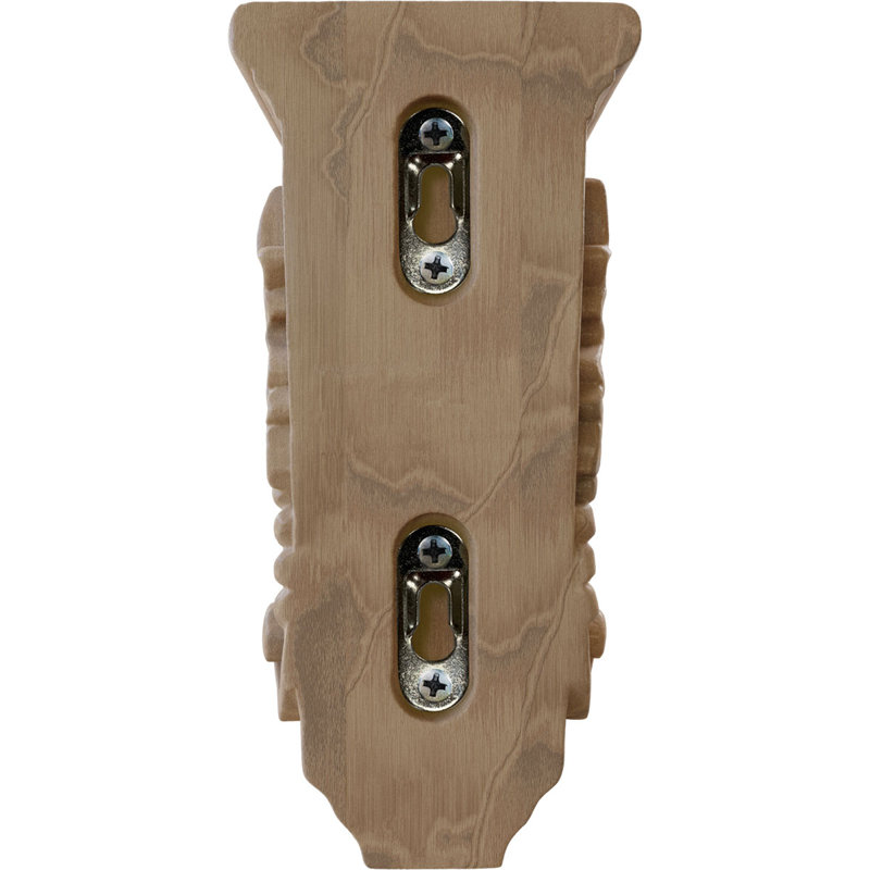 3 1/2"W x 4"D x 7"H Small Grape Corbel, Mahogany (2-Pack), Mahogany