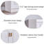White Manufactured wood Shoe Storage