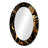Golden Lily On Black I - Lily Decorative Mirror, Modern Wall Mirror, Printed Metal Art-121543811-121543815