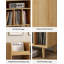 Armoire de rangement pour disque vinyle Mid-Century | Support pour tourne-disque avec 5 compartiments et gestion des câbles, console multimédia pour livres et présentoir-130390190